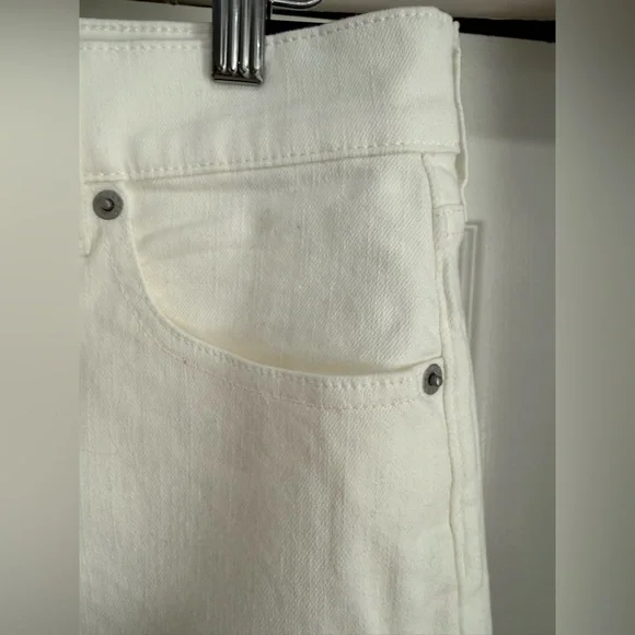 J. Crew White Wide-Leg Crop Jeans - Picture 6 of 14